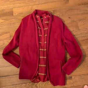 Talbots sweater & blouse set